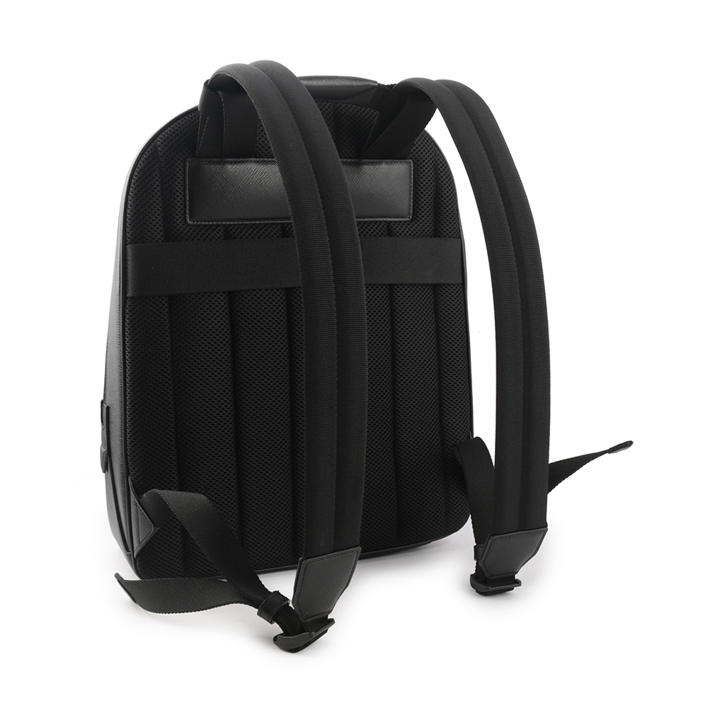 【MONTBLANC 萬寶龍】Sartorial 匠心系列防刮皮革小型後背包(黑色) 130277