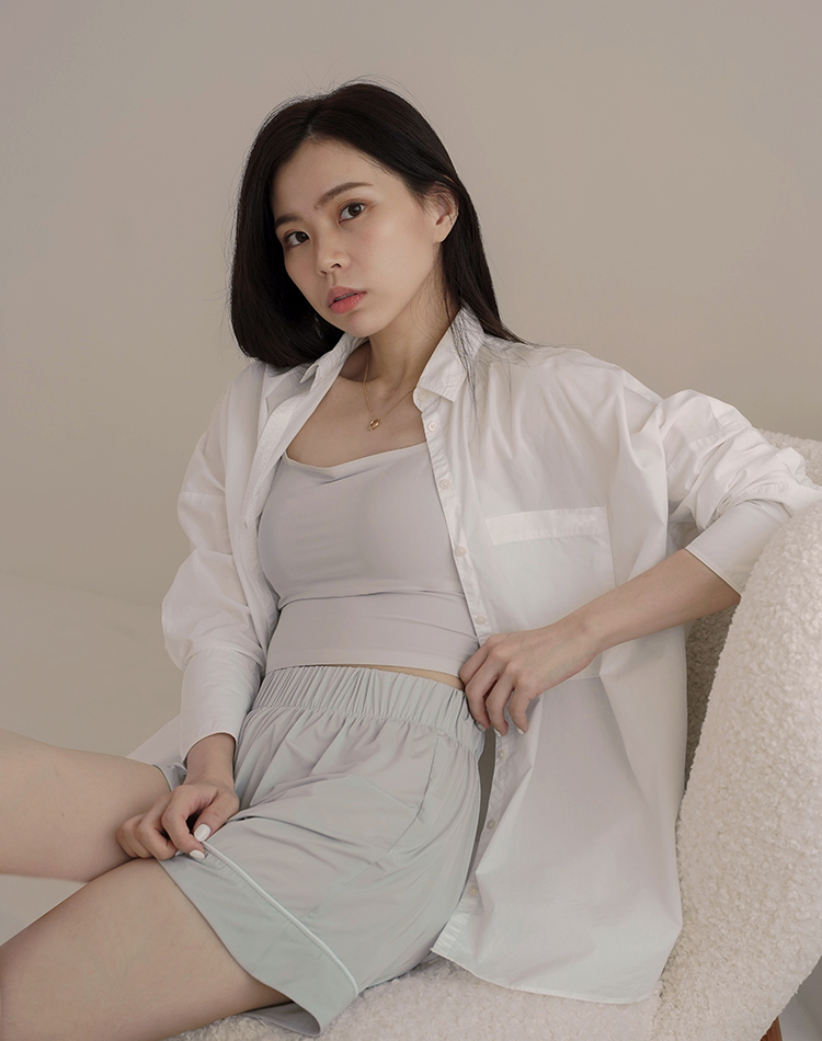 柔滑涼感睡衣 (灰)