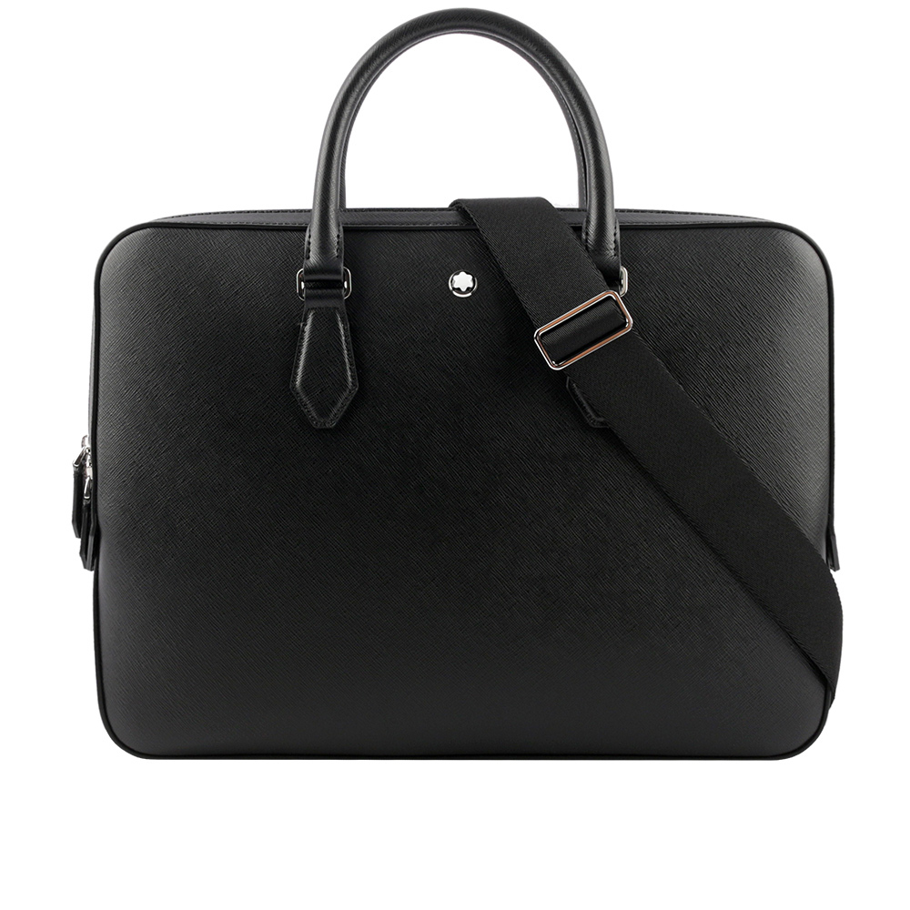 【MONTBLANC 萬寶龍】Sartorial 匠心系列薄款二用公事包