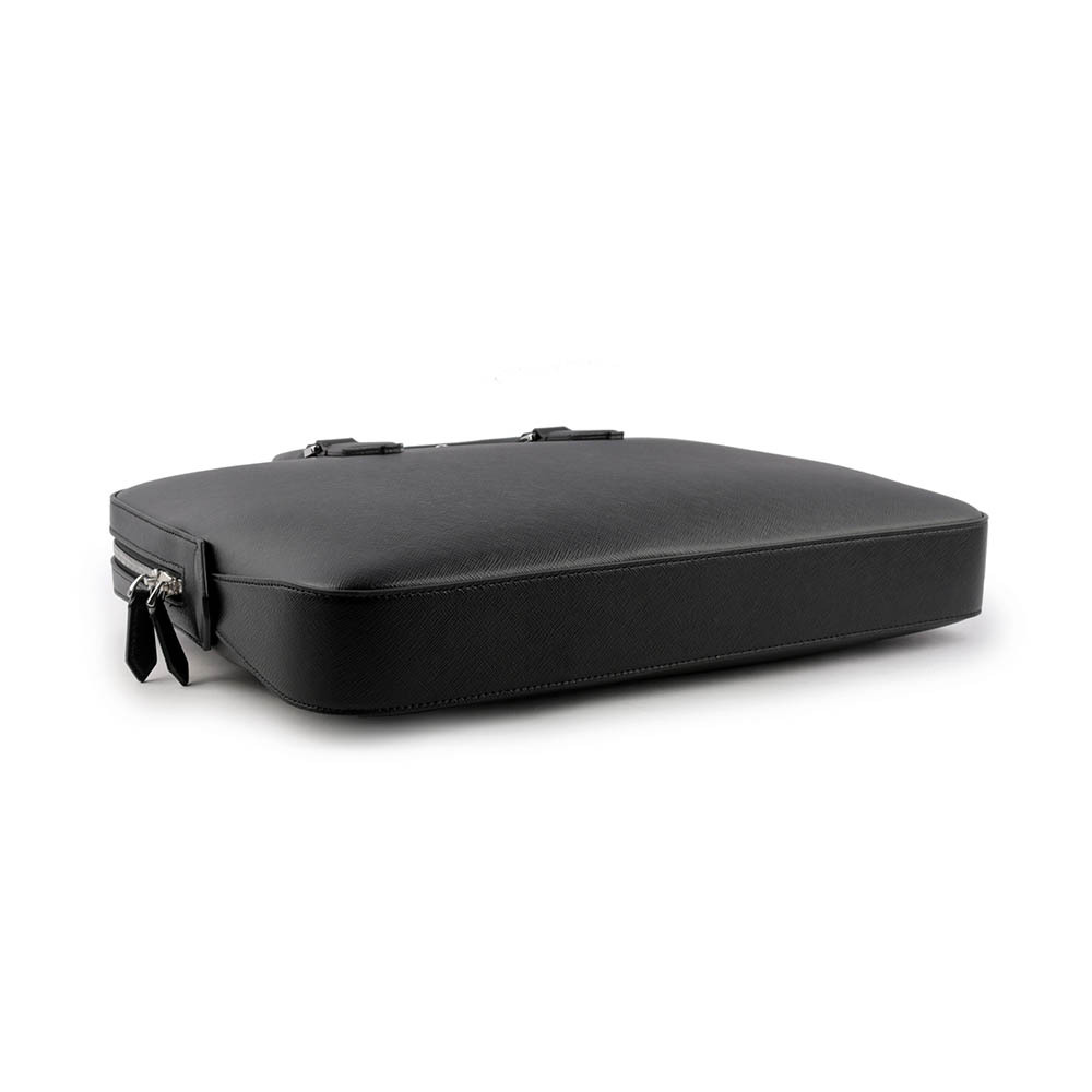 【MONTBLANC 萬寶龍】Sartorial 匠心系列薄款二用公事包(黑色) 130272