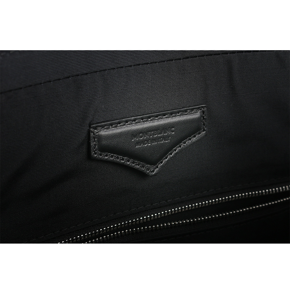 【MONTBLANC 萬寶龍】Sartorial 匠心系列薄款二用公事包(黑色) 130272