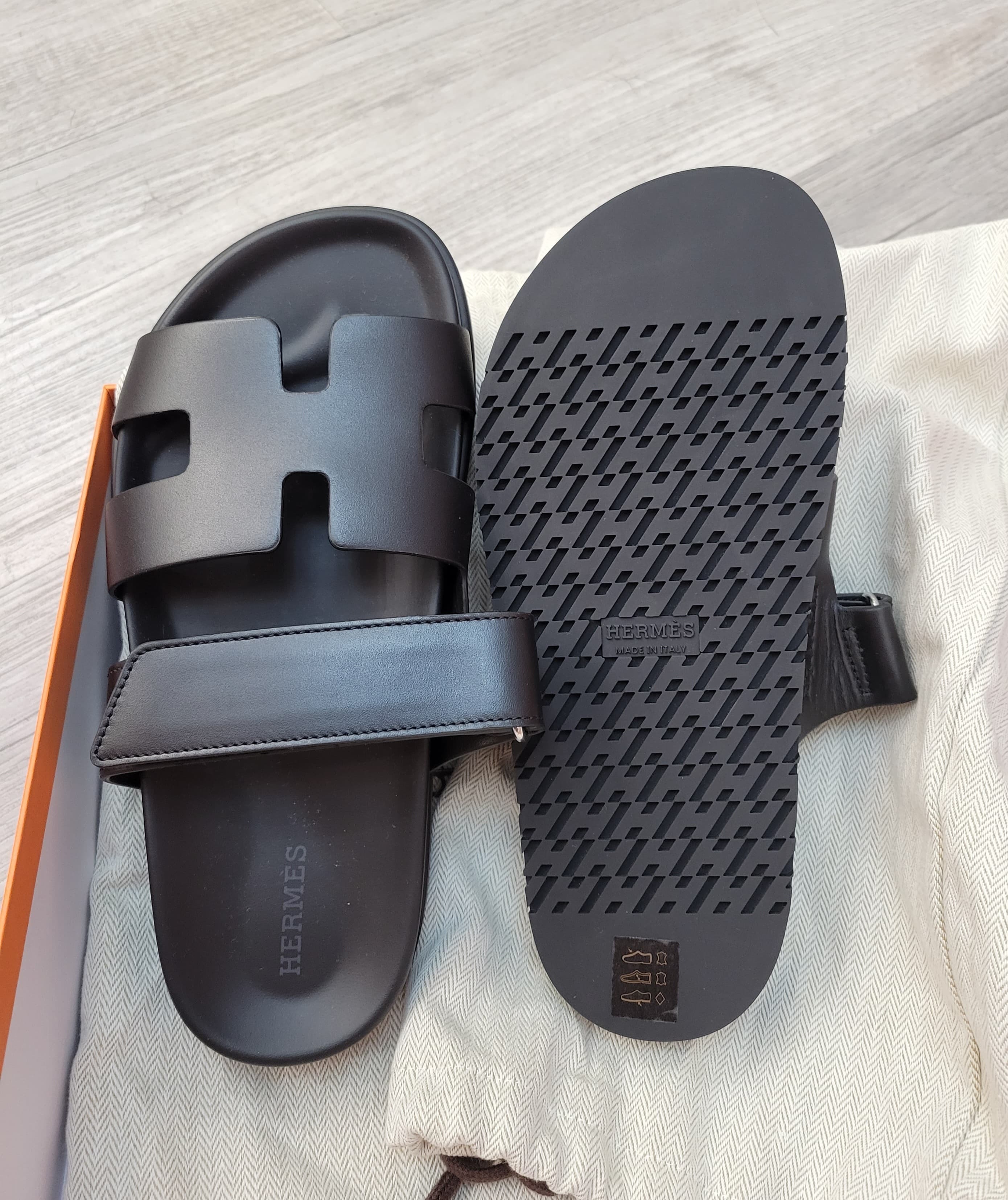 Hermes Chypre sandals 黑色 (women) 女裝 二舅拖鞋 黑色