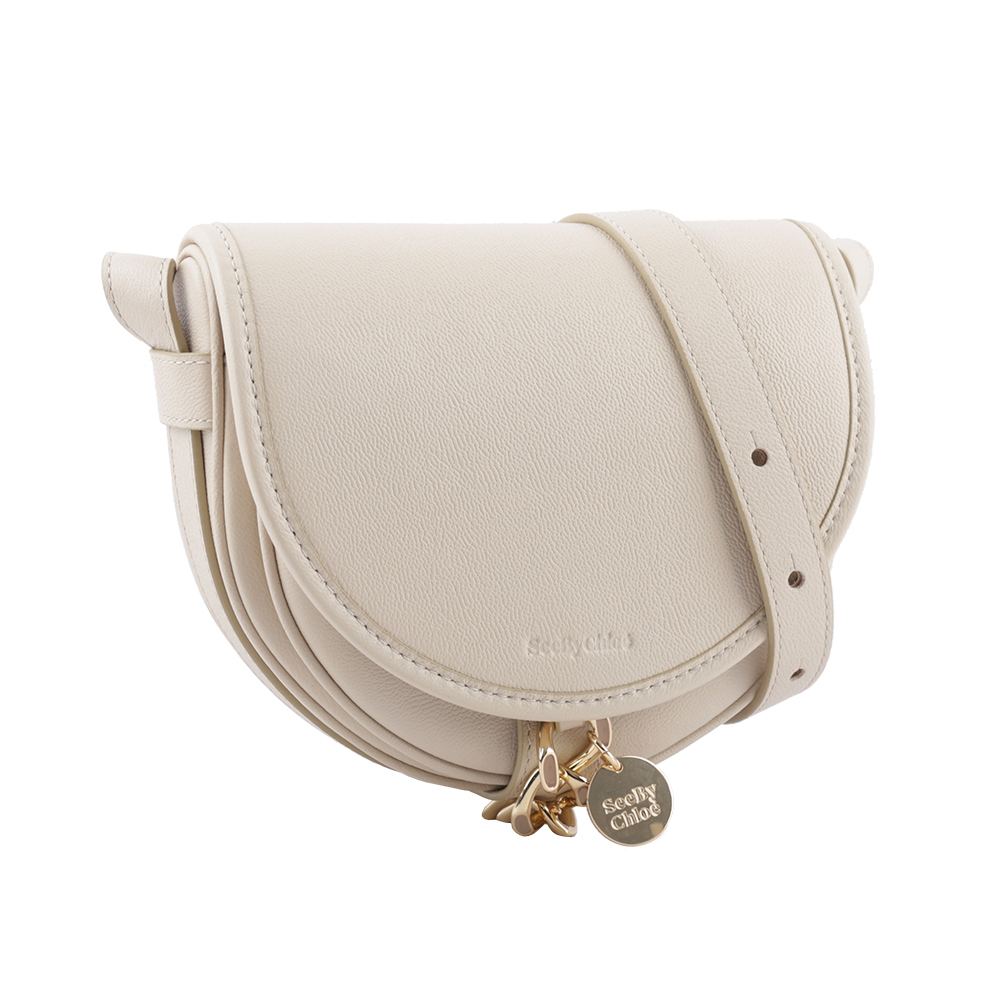 【See by Chloé】MARA BAG 牛皮小款斜背馬鞍包