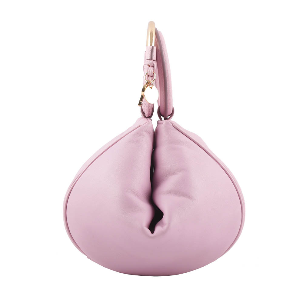 【SEE BY CHLOE】HANA 小羊皮及山羊皮手提/斜背二用包(迷霧薰衣草) CHS23ASC14D70599