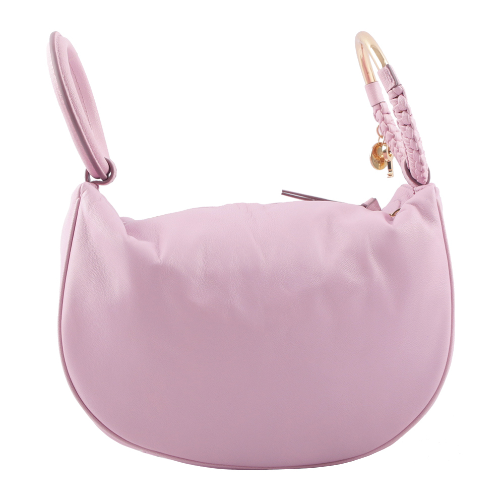 【SEE BY CHLOE】HANA 小羊皮及山羊皮手提/斜背二用包(迷霧薰衣草) CHS23ASC14D70599