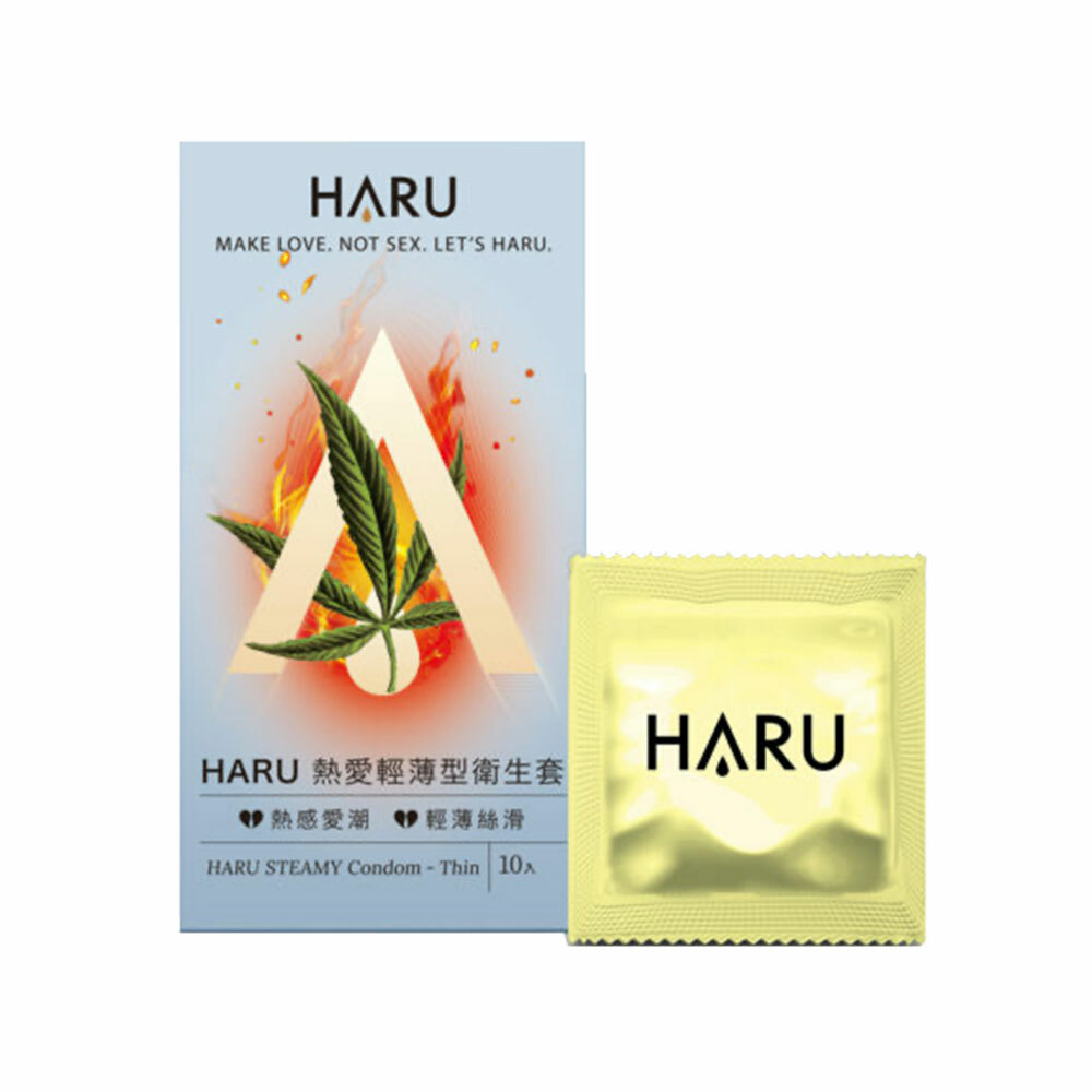 Haru Steamy Thin 超薄 熱愛輕薄型安全套（10片裝）