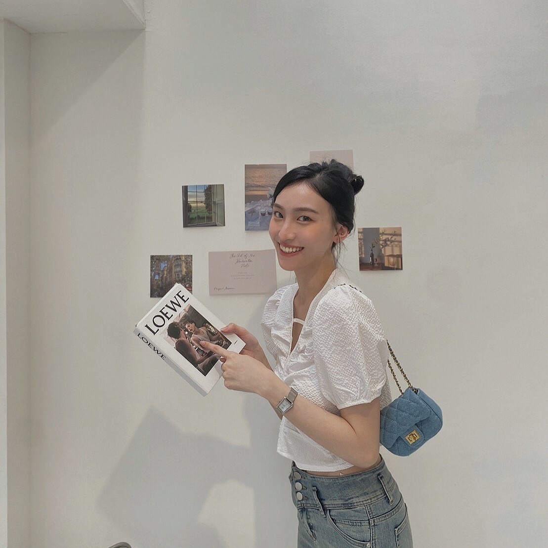 純色皺皺澎袖上衣/三色