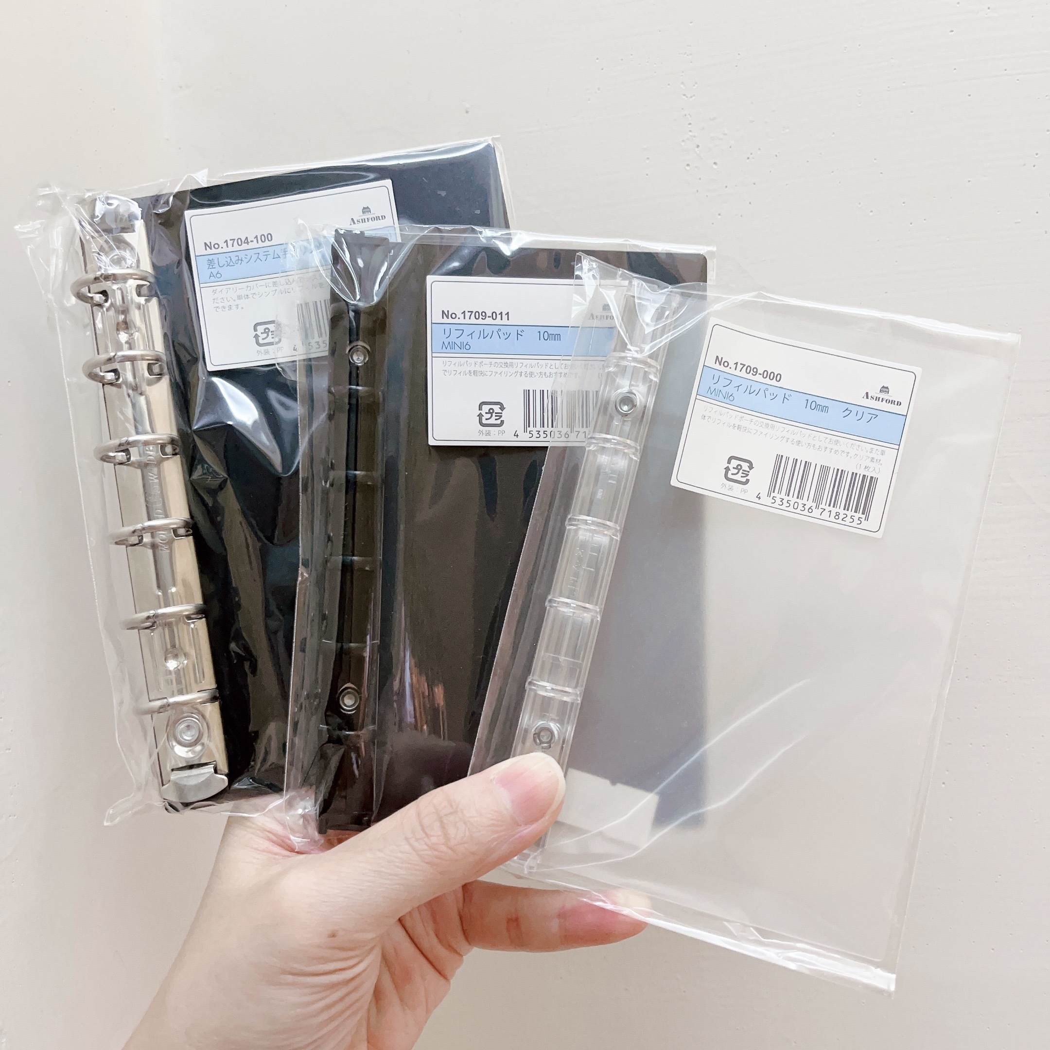 MINI 6 可替換式內環 黑色｜ASHFORD 日本