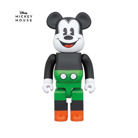 BE@RBRICK MICKEY MOUSE 1930's POSTER 1000％ 綠褲米奇