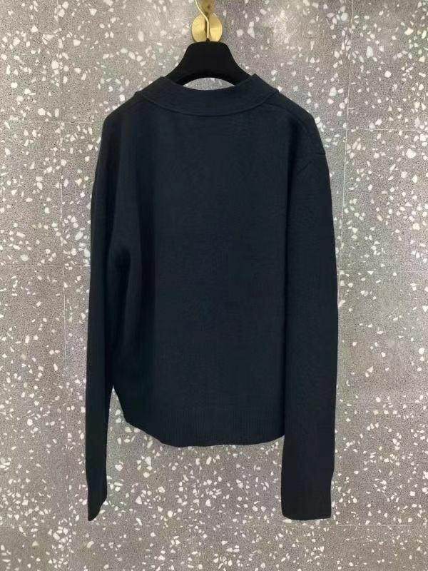 We11done   黑色針織開衫 WD-KC3-23-621  BLACK -T