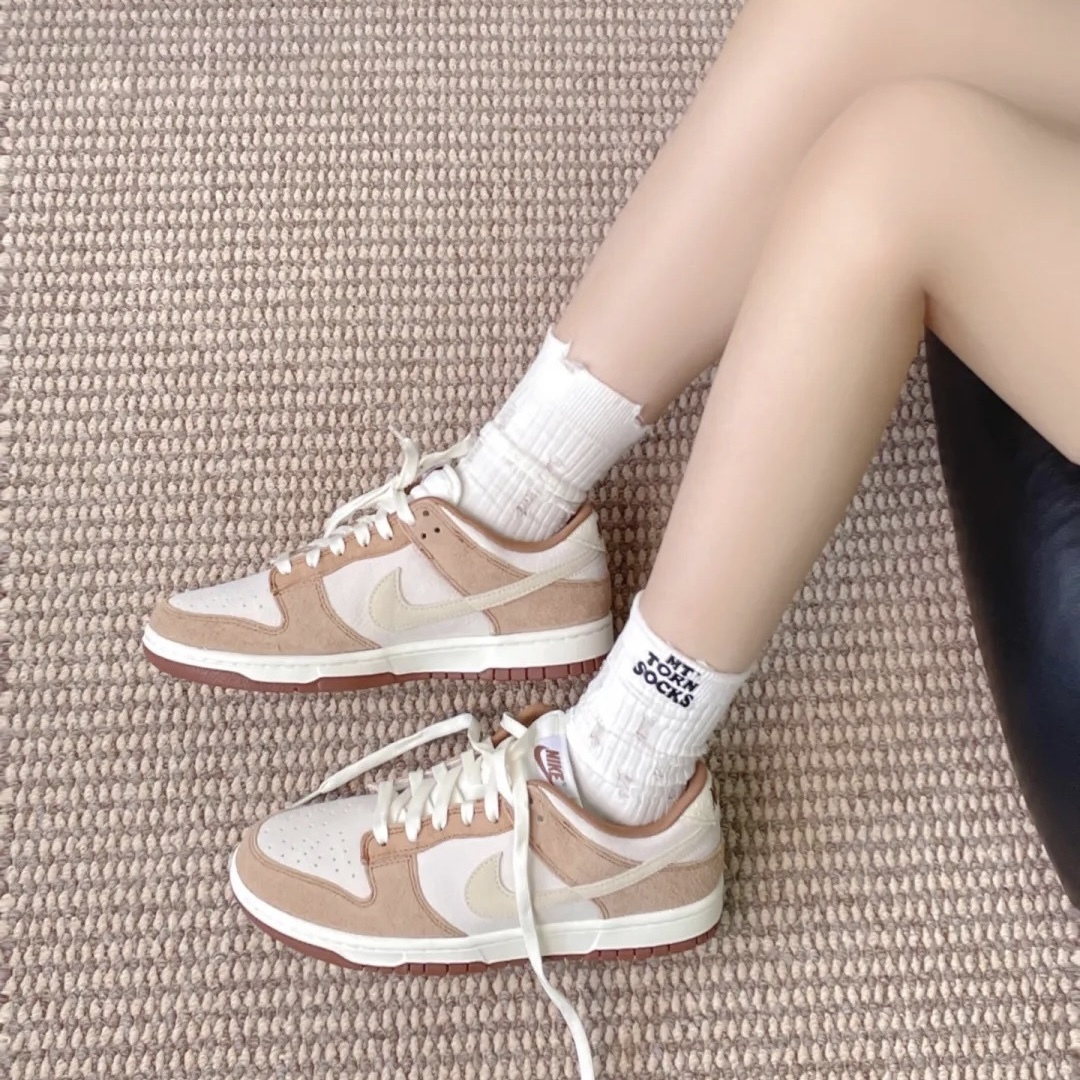 NIKE DUNK LOW咖哩 白棕色 奶茶色 DD1390-100 / 現貨+預購