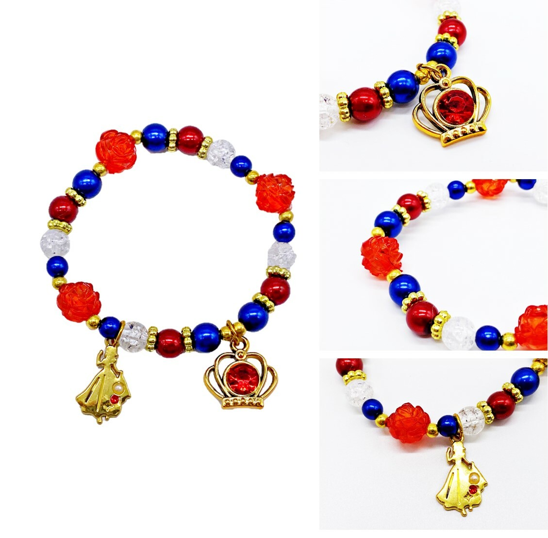 迪士尼公主吊飾手鍊(白雪公主)(日本直送)