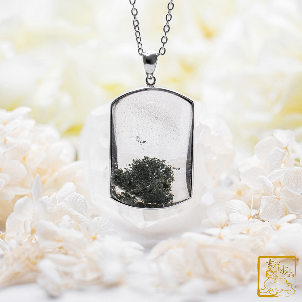 綠幽靈無事牌墜 24.5g 招正財