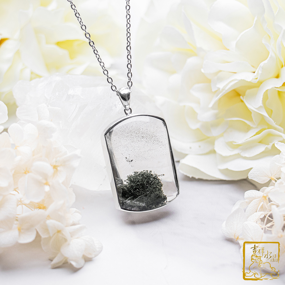 綠幽靈無事牌墜 24.5g 招正財