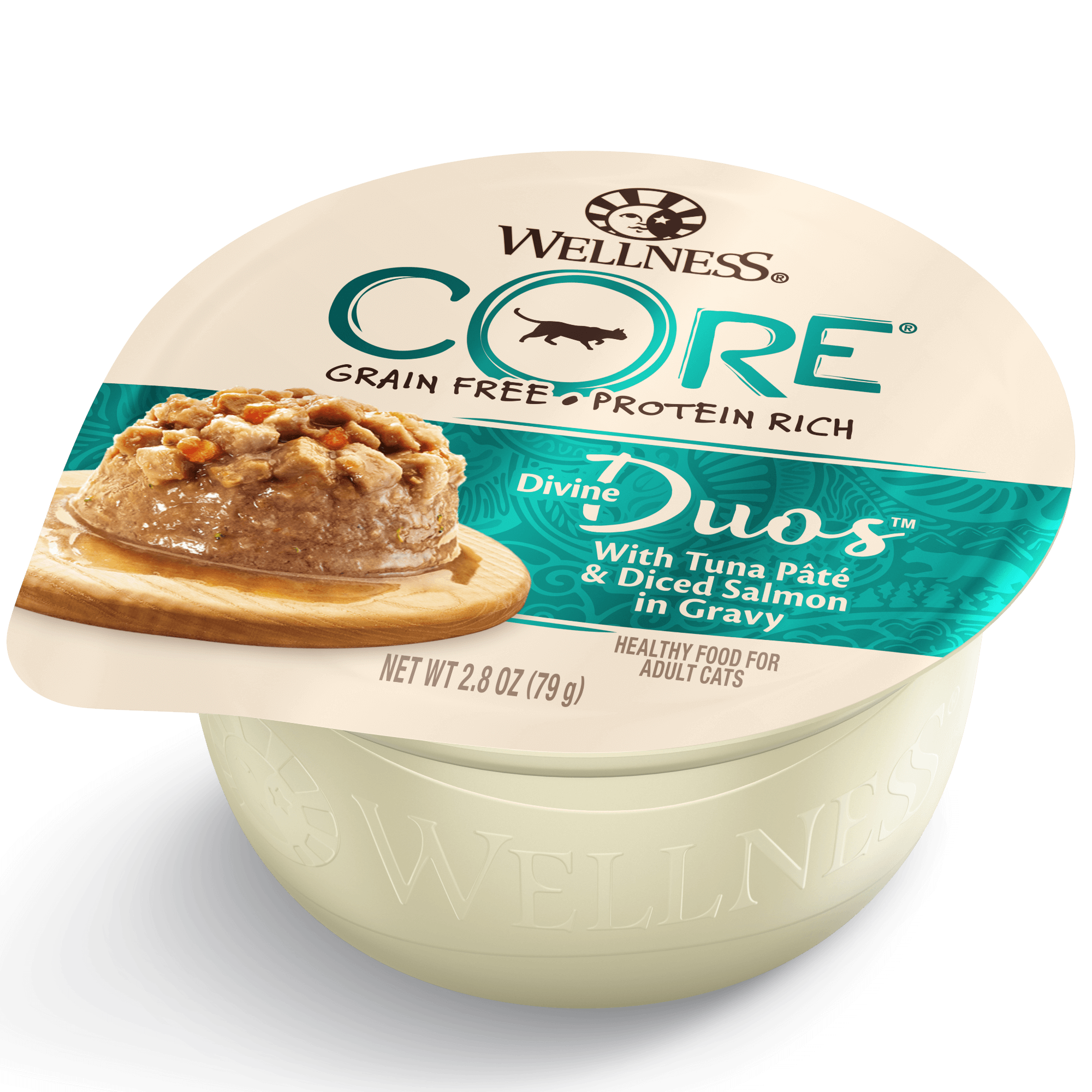 Wellness Core - Divine Duos 低磷吞拿魚茸三文魚滋味杯 79g