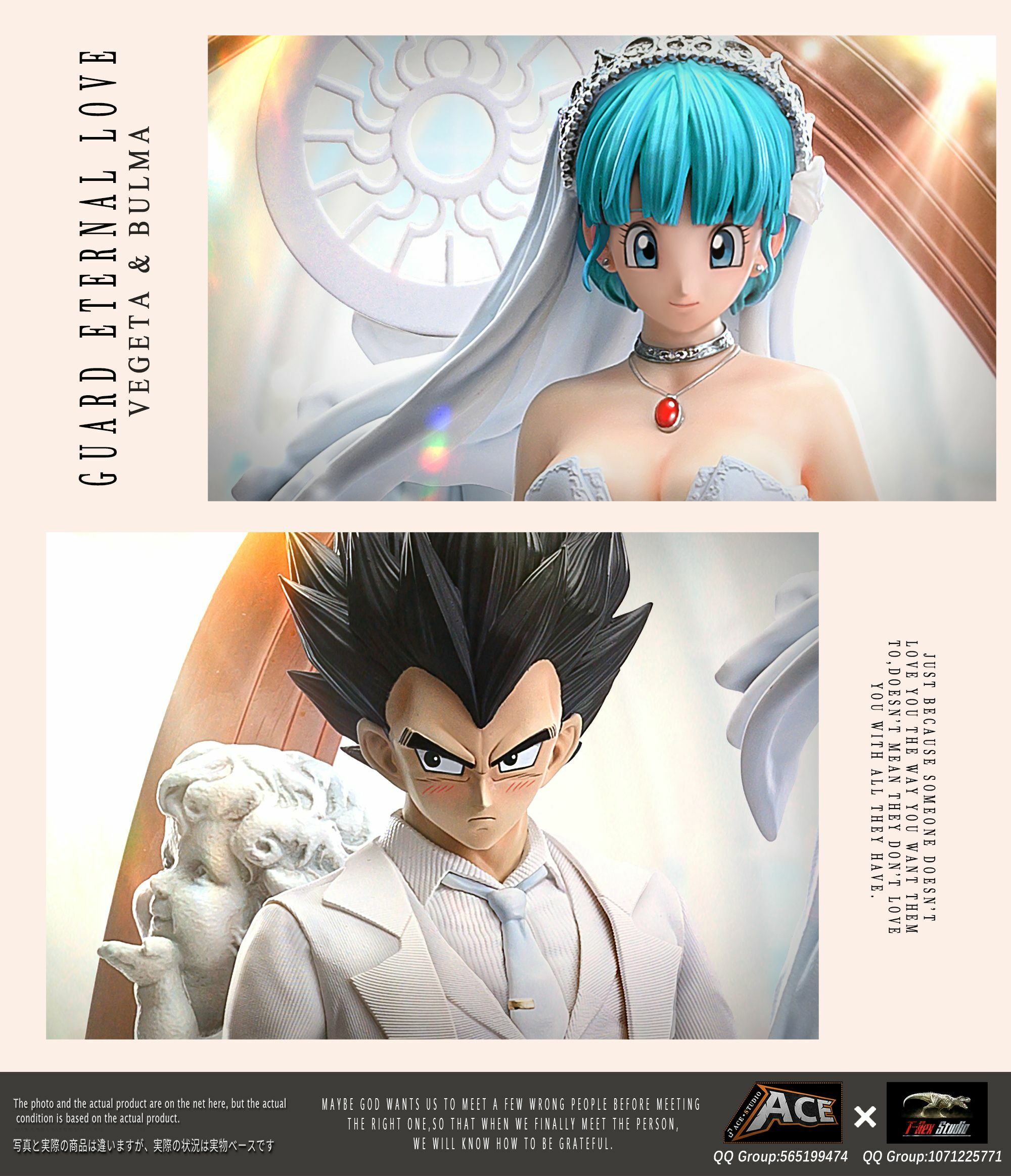 現貨GK ACE聯名暴龍社 ACE Studio × T-Rex Studio Dragon Ball 龍珠 龍珠之戀 比達&莊子 貝吉塔&布瑪