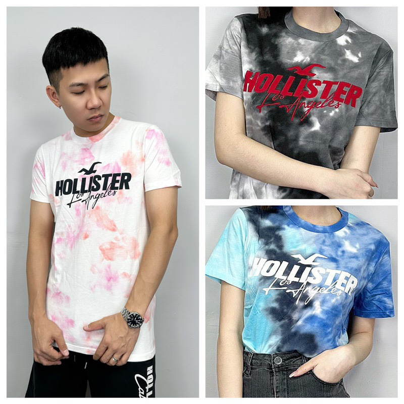 Hollister 海鷗 經典大Logo 渲染 短袖上衣 短T
