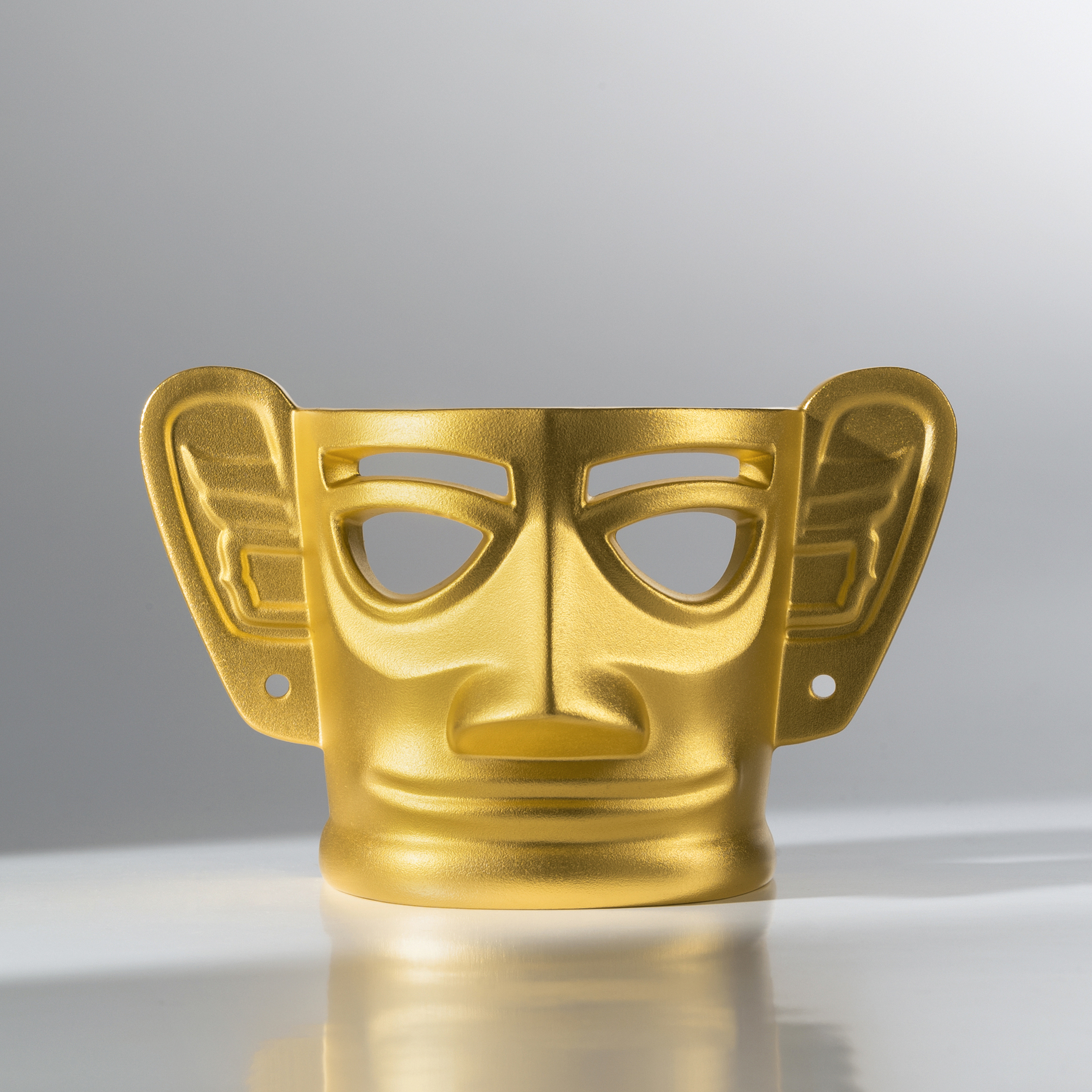 三星堆．銅鍍金面具(小)◇已停產◇