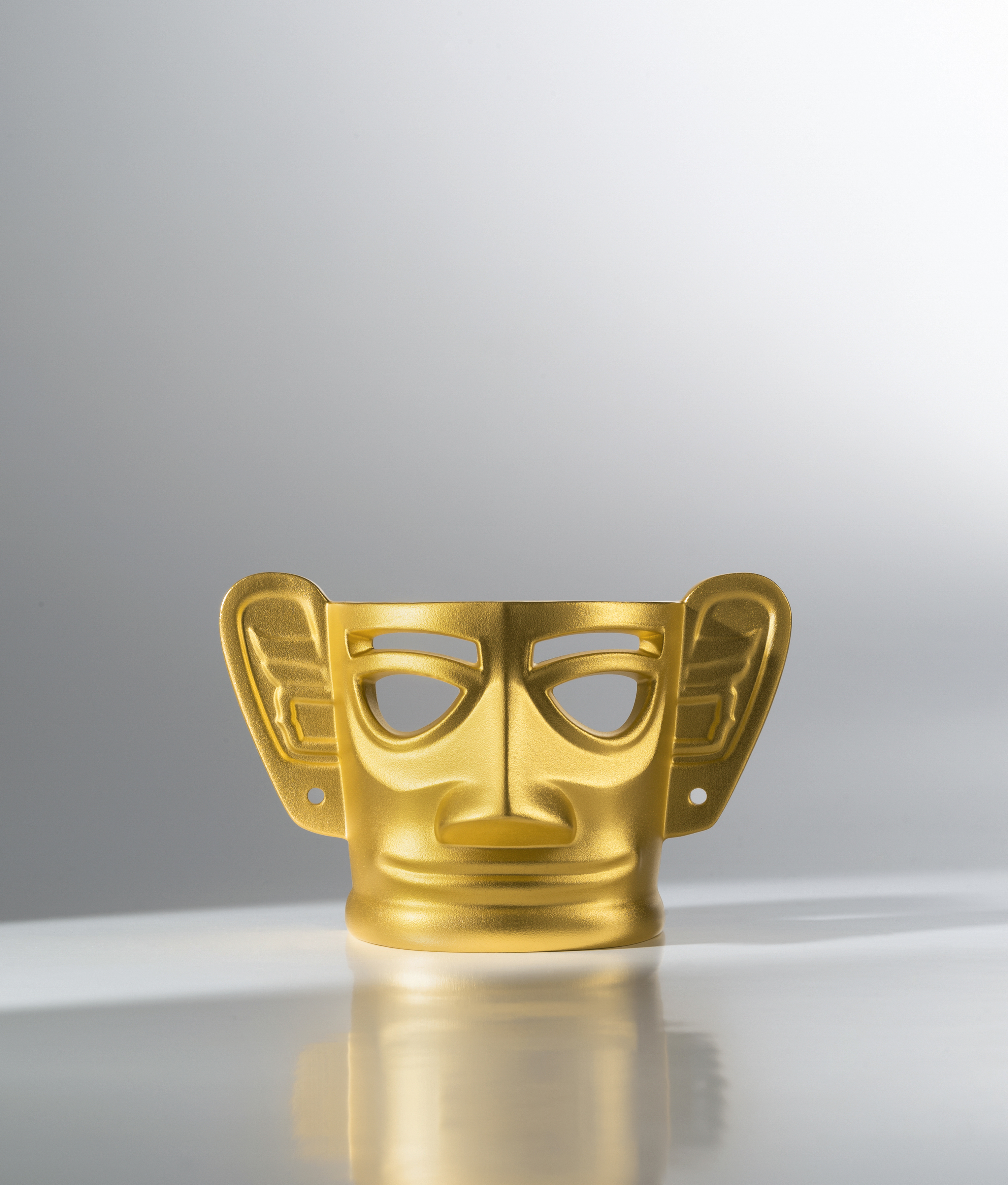 三星堆．銅鍍金面具(小)◇已停產◇