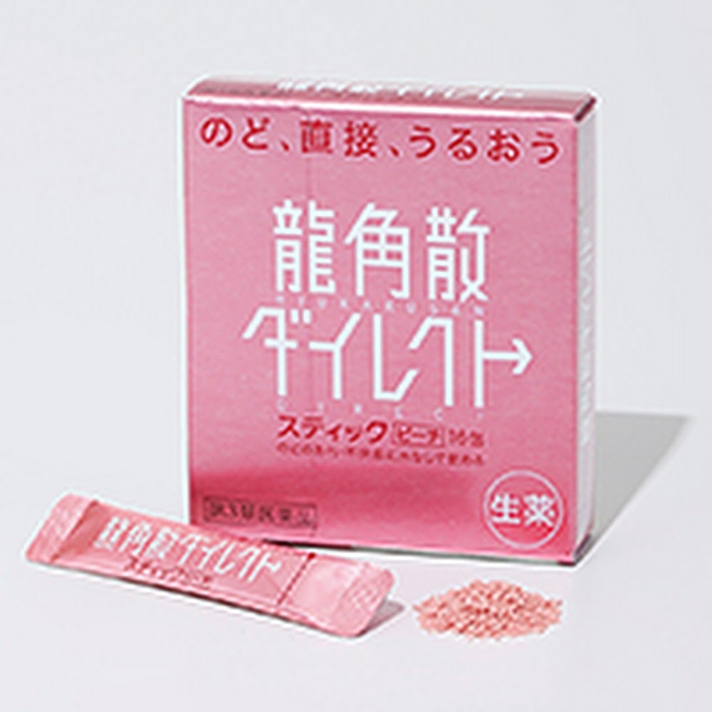 龍角散 清喉粉16包（水蜜桃味）