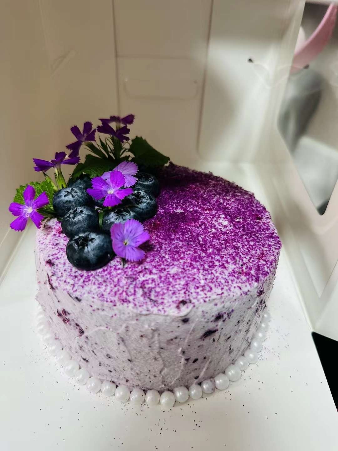 藍莓絲滑繽紛蛋糕