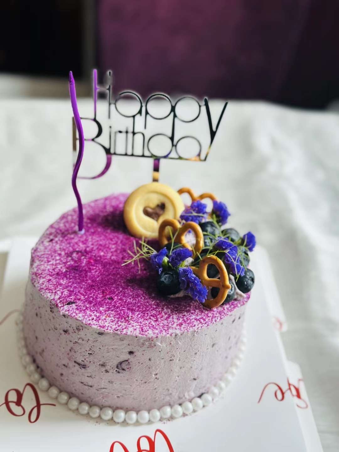 藍莓絲滑繽紛蛋糕