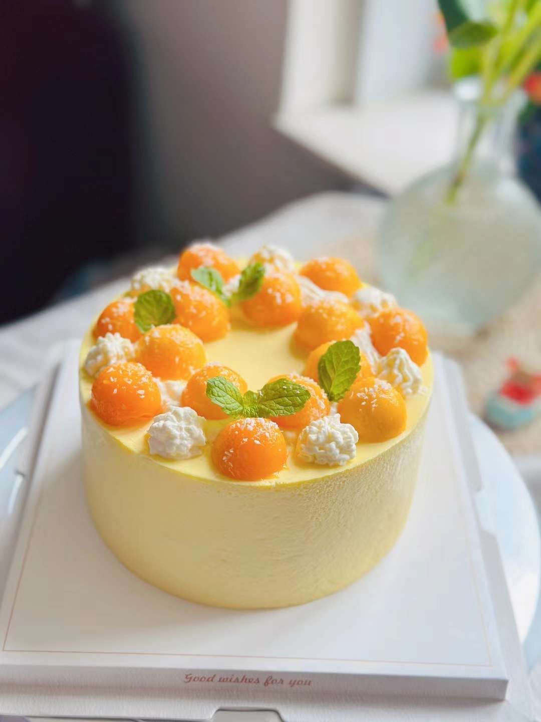 芒果綻放芝士蛋糕