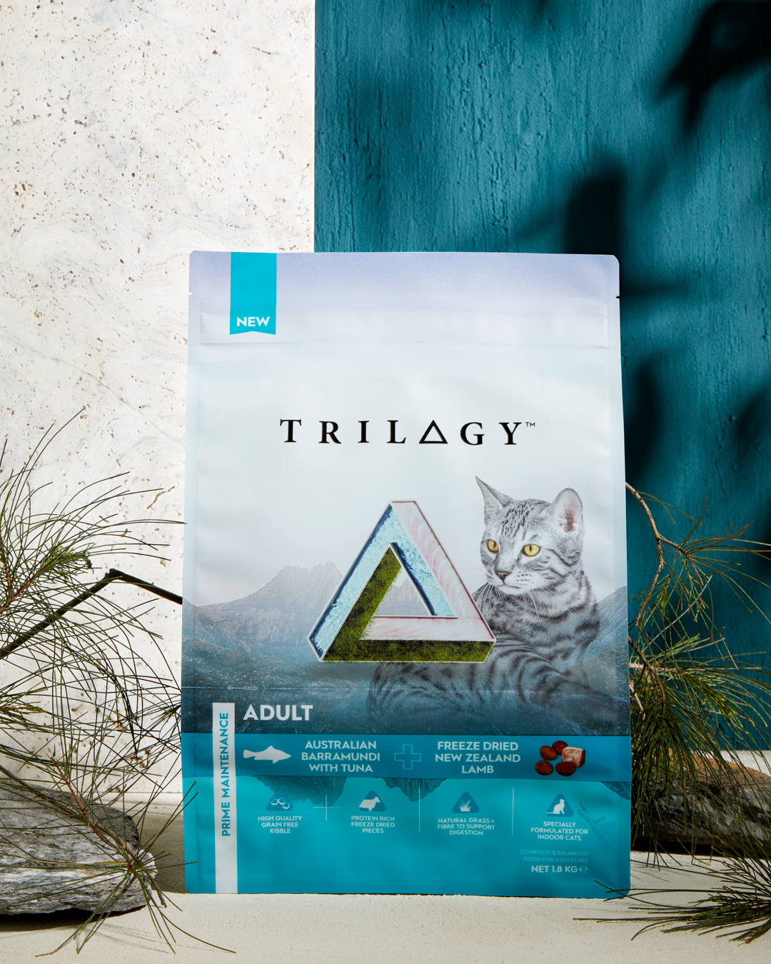 Trilogy 奇境 – 澳洲尖吻鱸及吞拿魚＋5%紐西蘭羊肺凍乾 無穀成貓糧 (呵護腸胃配方) 5kg