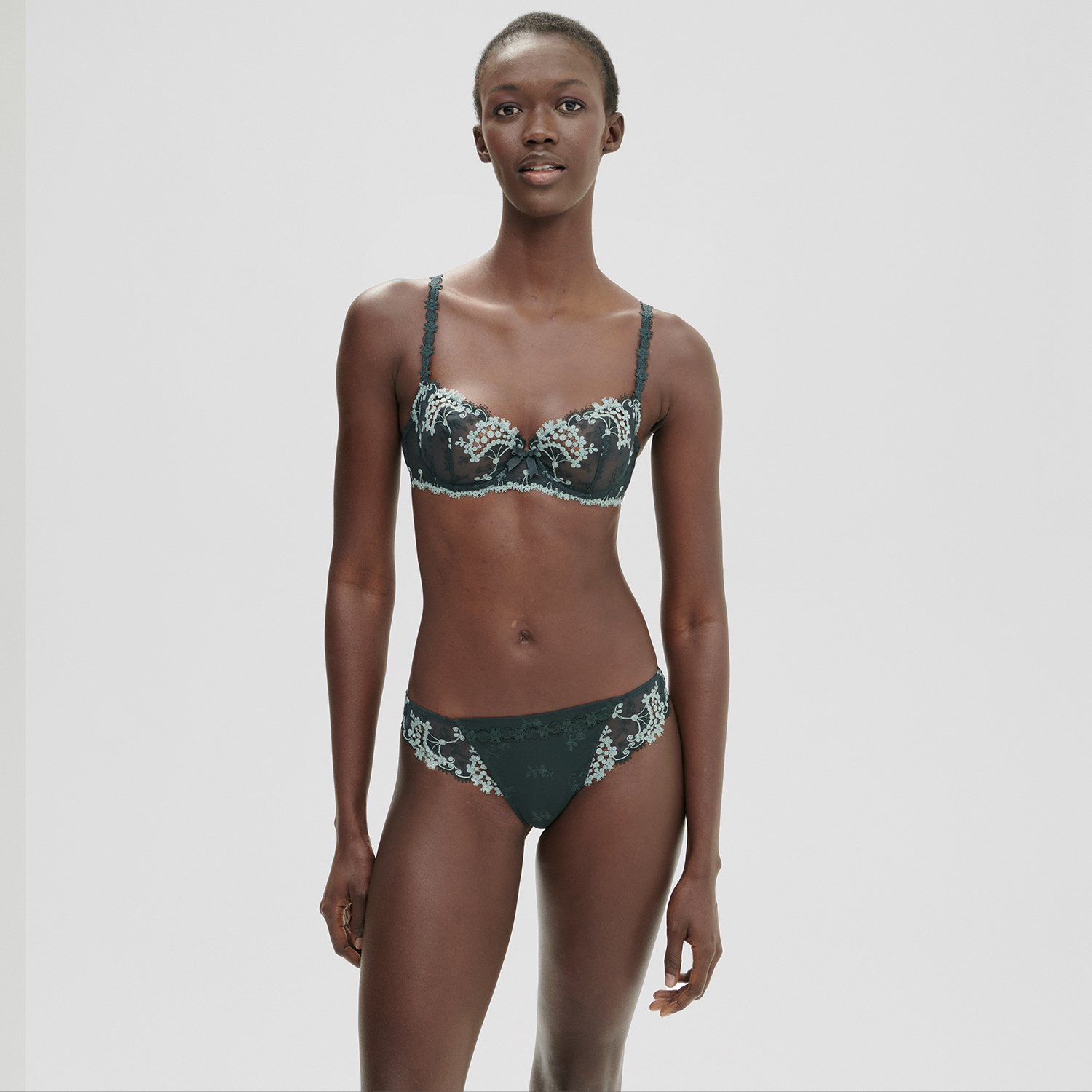 WISH 希望 丁字褲 森林綠