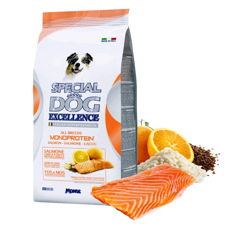 Special Dog Excellence丨三文魚柑橘 亮麗美毛配方 3kg (SD-9862)