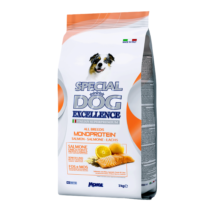 Special Dog Excellence丨三文魚柑橘 亮麗美毛配方 3kg (SD-9862)