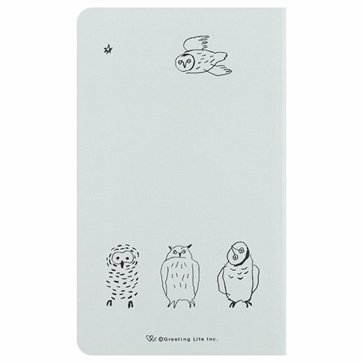 塩川いづみ－貓頭鷹 SLOW慢日記 A6自由日記本｜日本Greeting Life