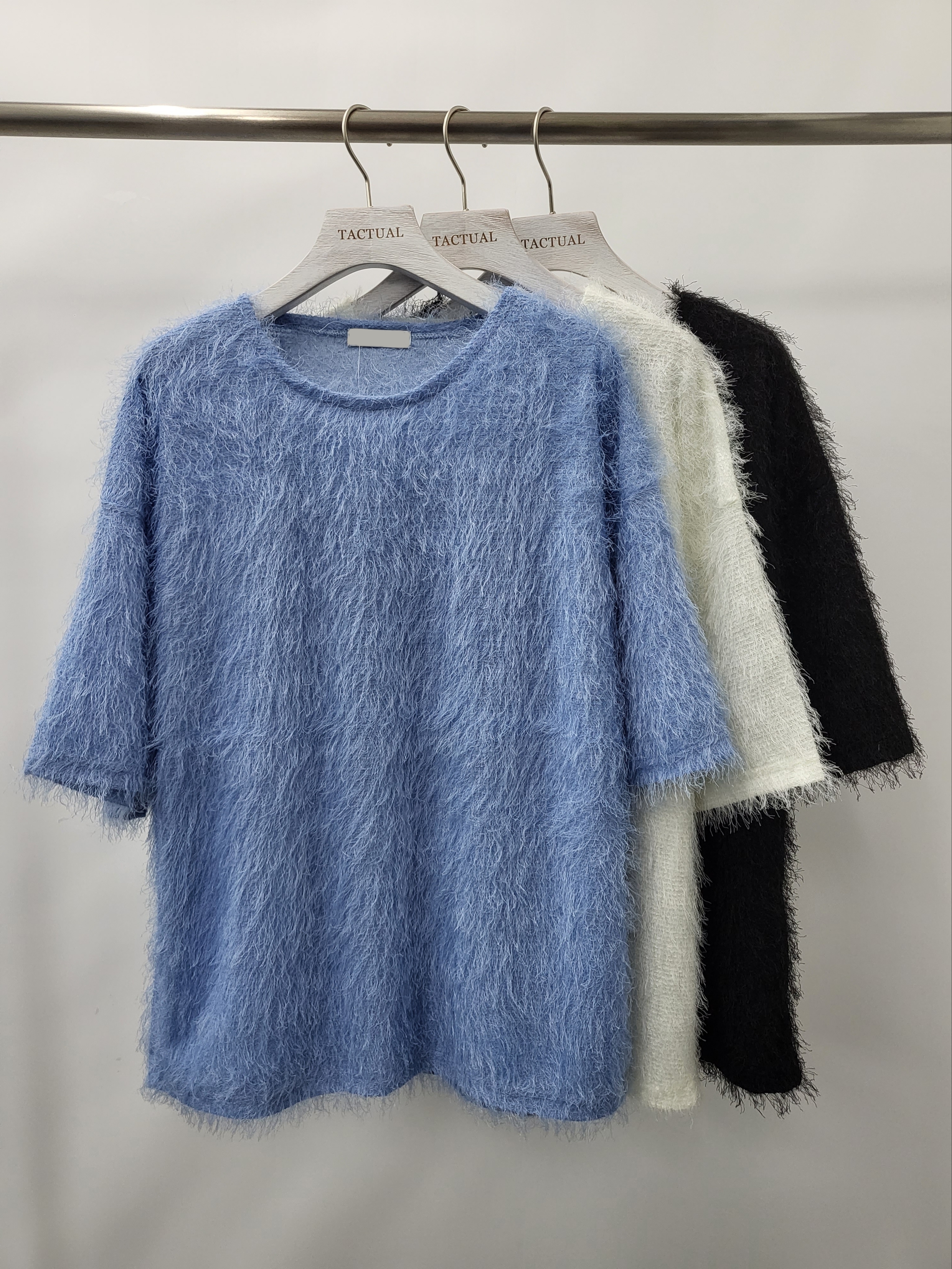 淨色毛線短袖Tee T5140