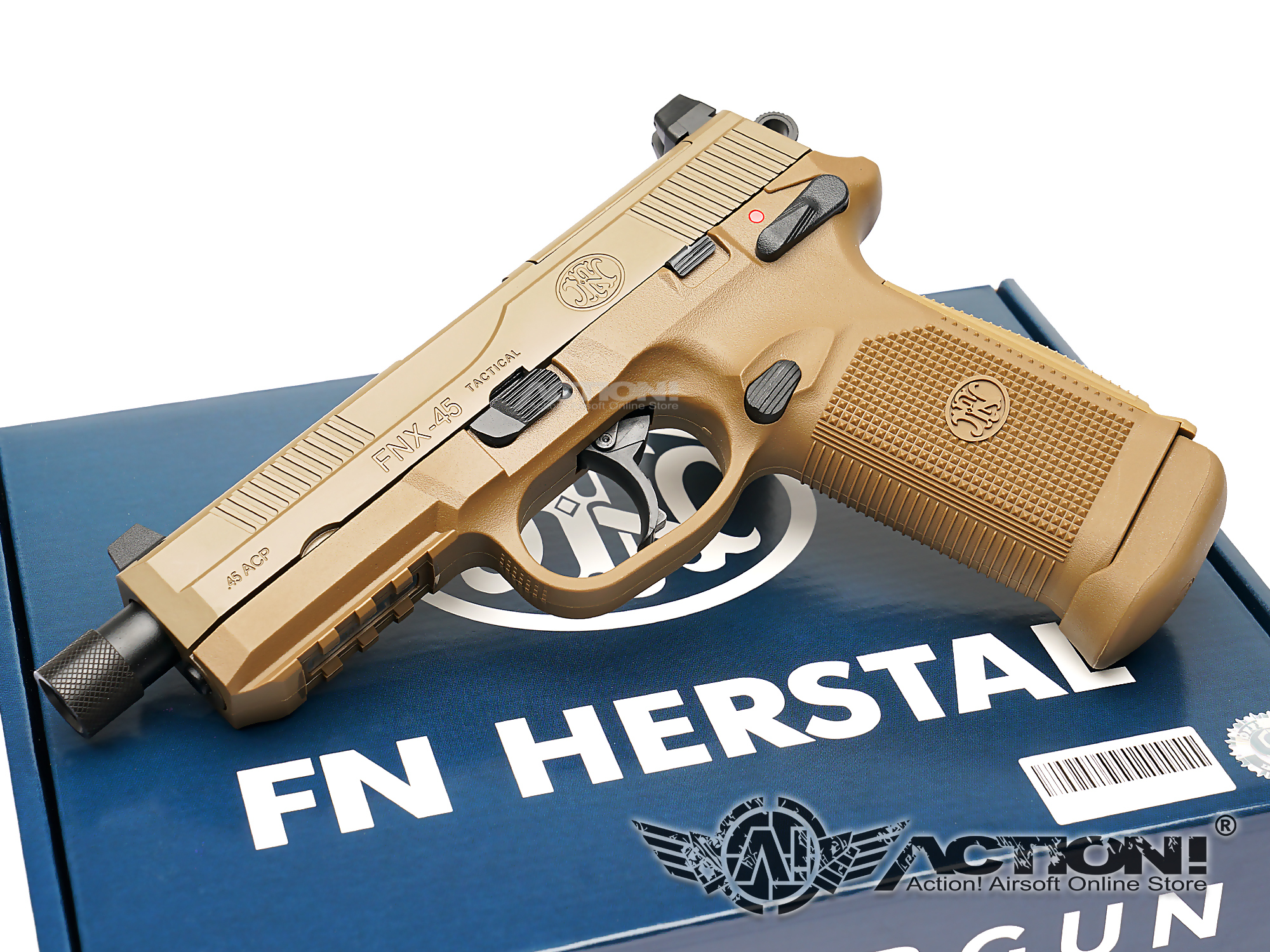 VFC/Cybergun - FNX-45 TACTICAL AIRSOFT GBB Pistol (FDE)