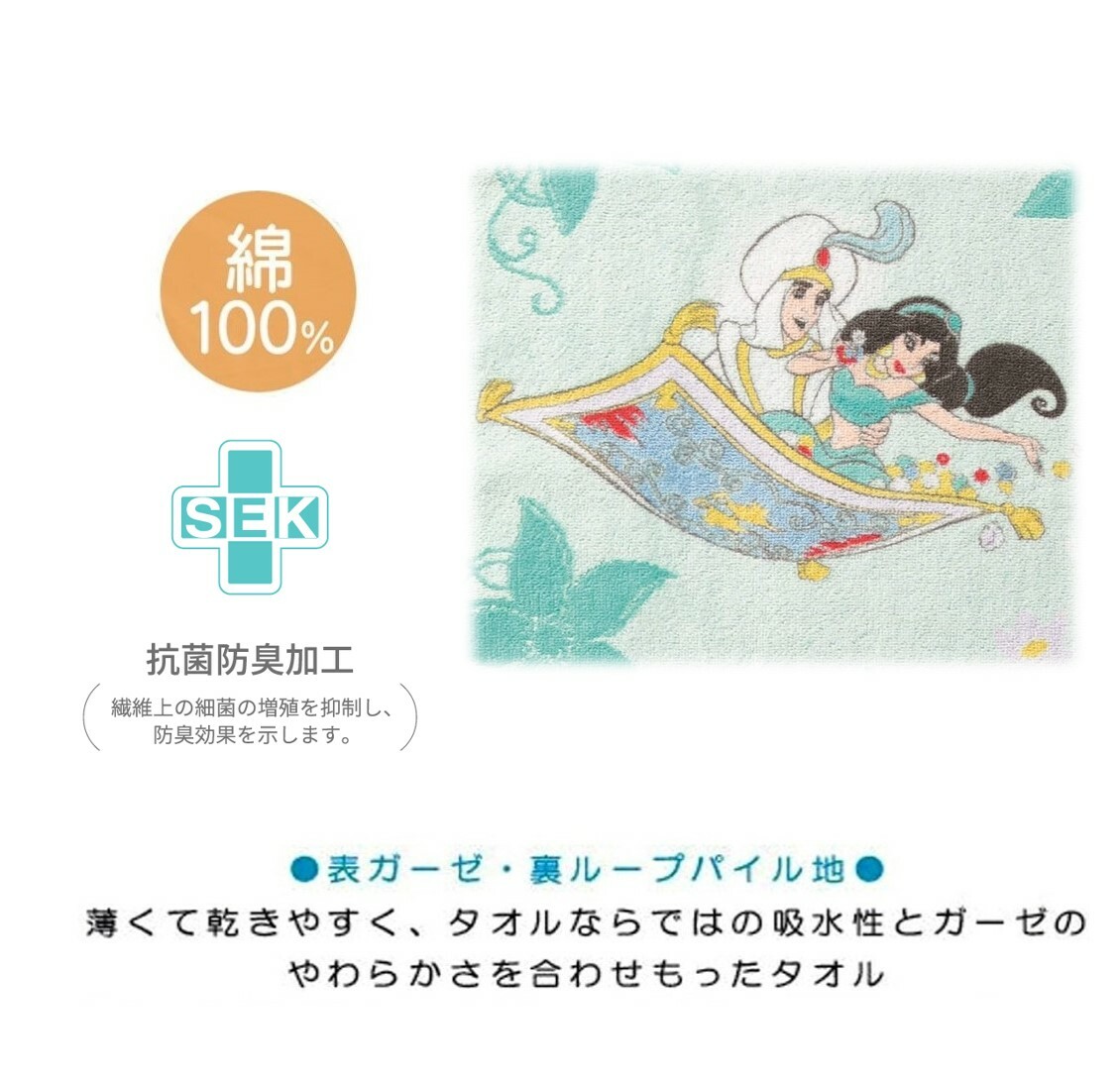 迪士尼阿拉丁| 純棉長毛巾(日本直送)