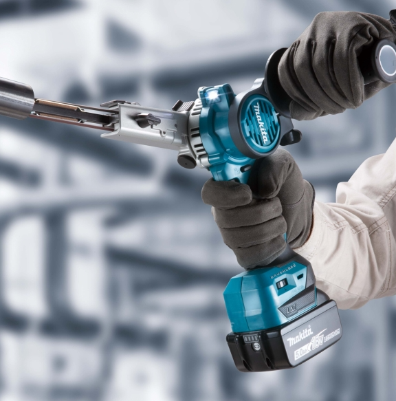 "MAKITA"牧田牌 充電式砂帶機 9mm(無碳刷)(鋰18V)