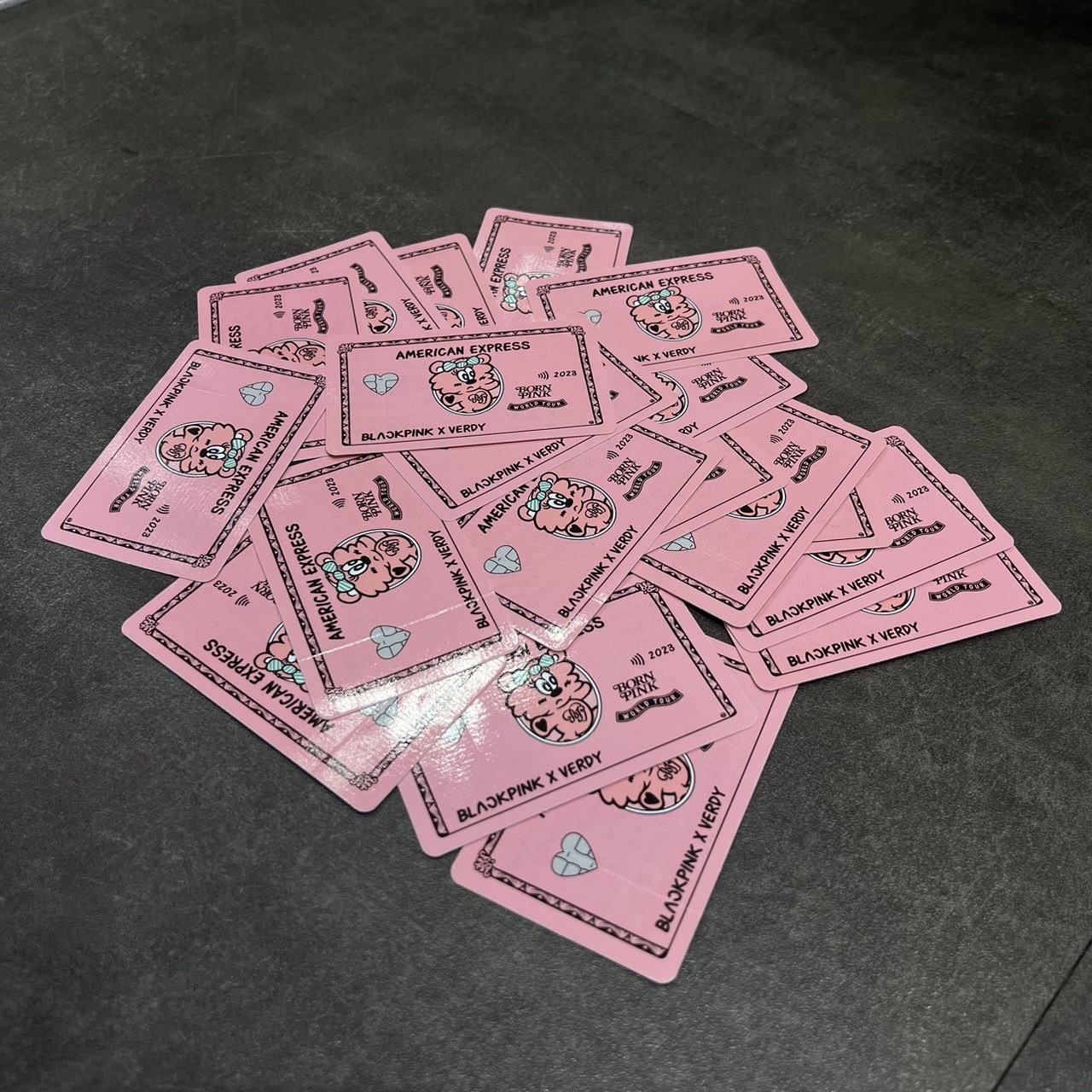 BlackPink x Verdy AmEx Sticker 聯名款 紐約限定 美國運通 卡貼 貼紙