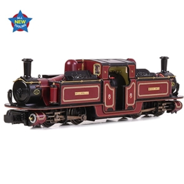 Bachmann 391-101 HOe Scale Ffestiniog Railway Double Fairlie 'Merddin Emrys' FR Lined Maroon