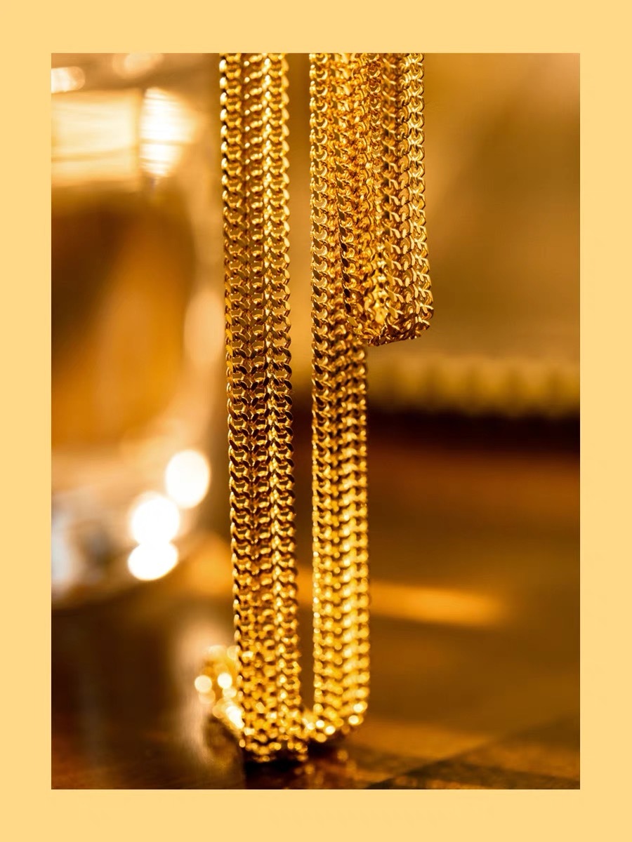 18K黃金日本製蛇骨鏈