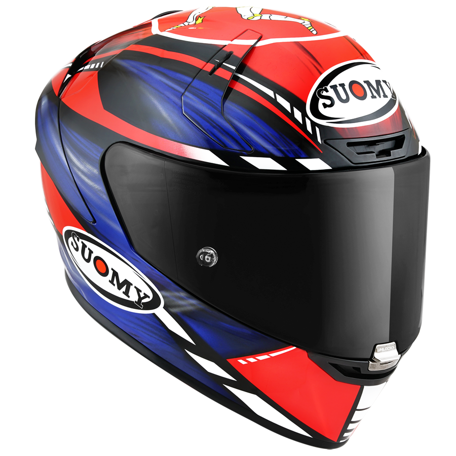 SUOMY SR-GP 彩繪 ON BOARD BLUE/RED 藍紅 全罩 SRGP