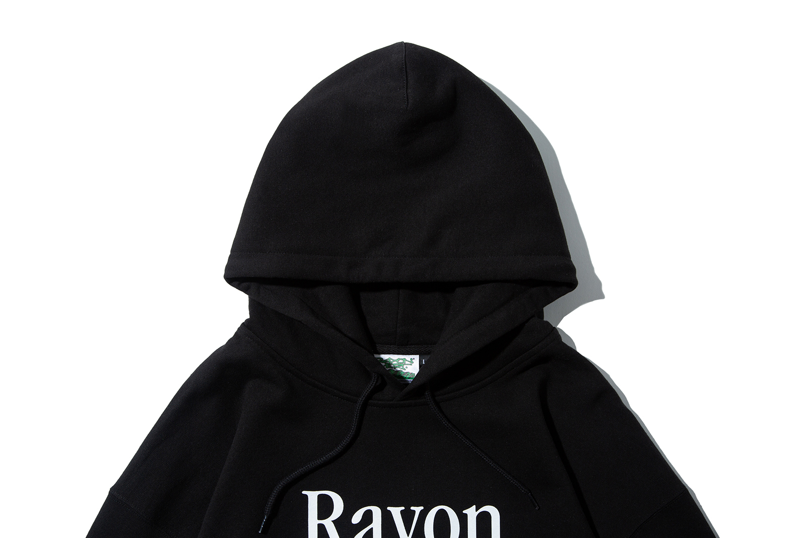 RAYON VERT "INTERNATIONAL HOODED SWEATSHIRT" (Black)