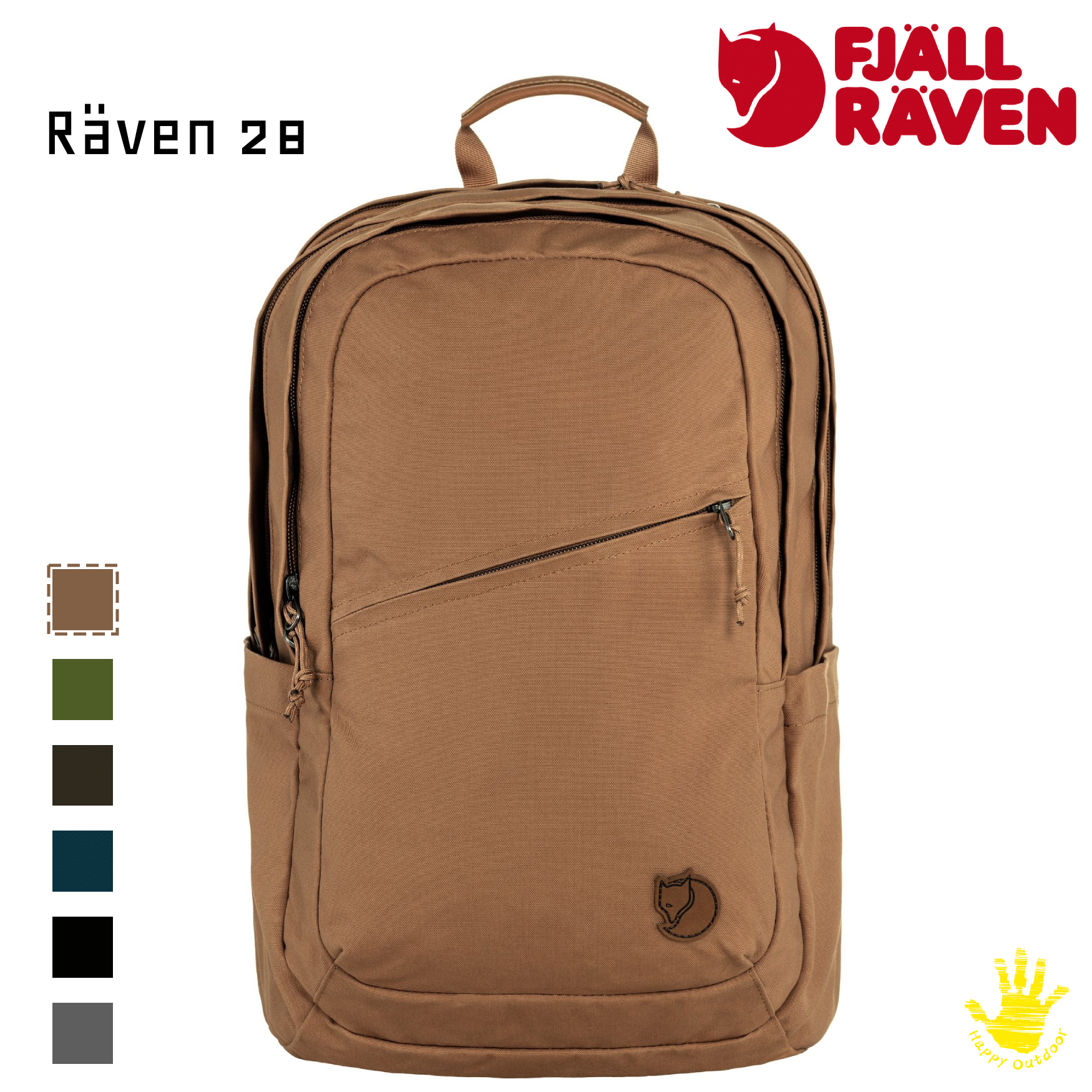 Fjallraven 北極狐 小狐狸 Raven 28 G-1000® 15吋筆電包 後背包 F23345 (多色選擇) [HappyOutdoor]