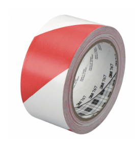 3M 紅白色警示膠紙膠紙2"X36碼-[767]