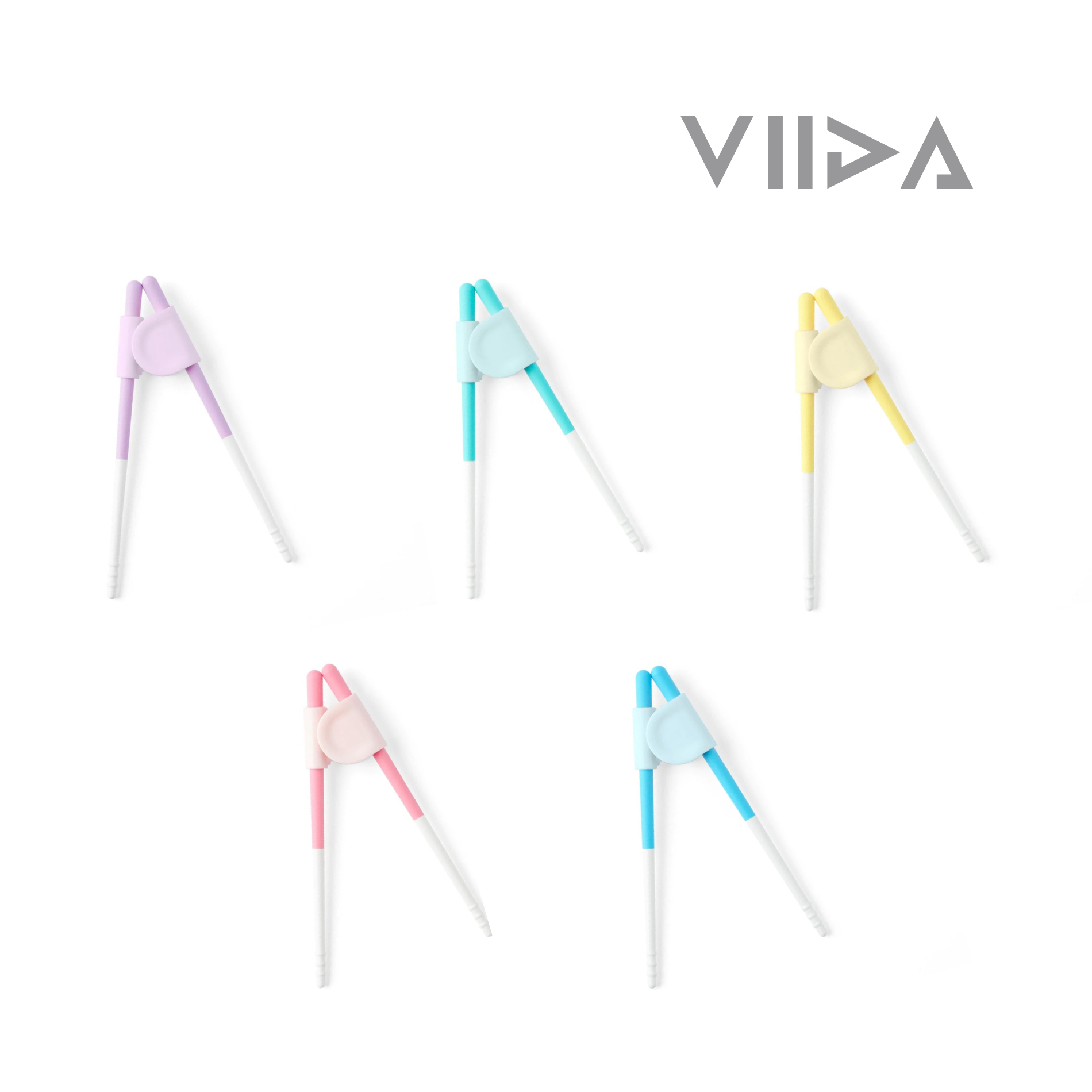 Viida Soufflé Antibacterial Training Chopsticks
