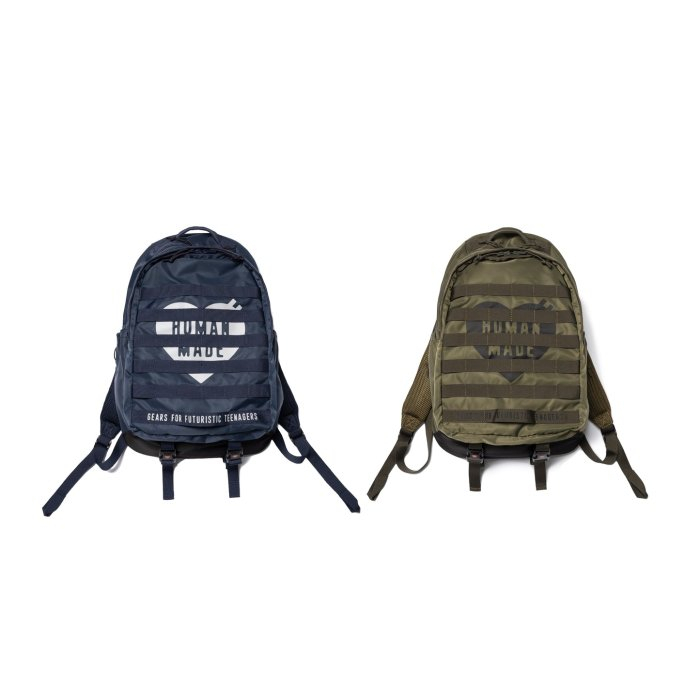 2023AW HUMAN MADE MILITARY BACKPACK 愛心 後背包 2色 現貨
