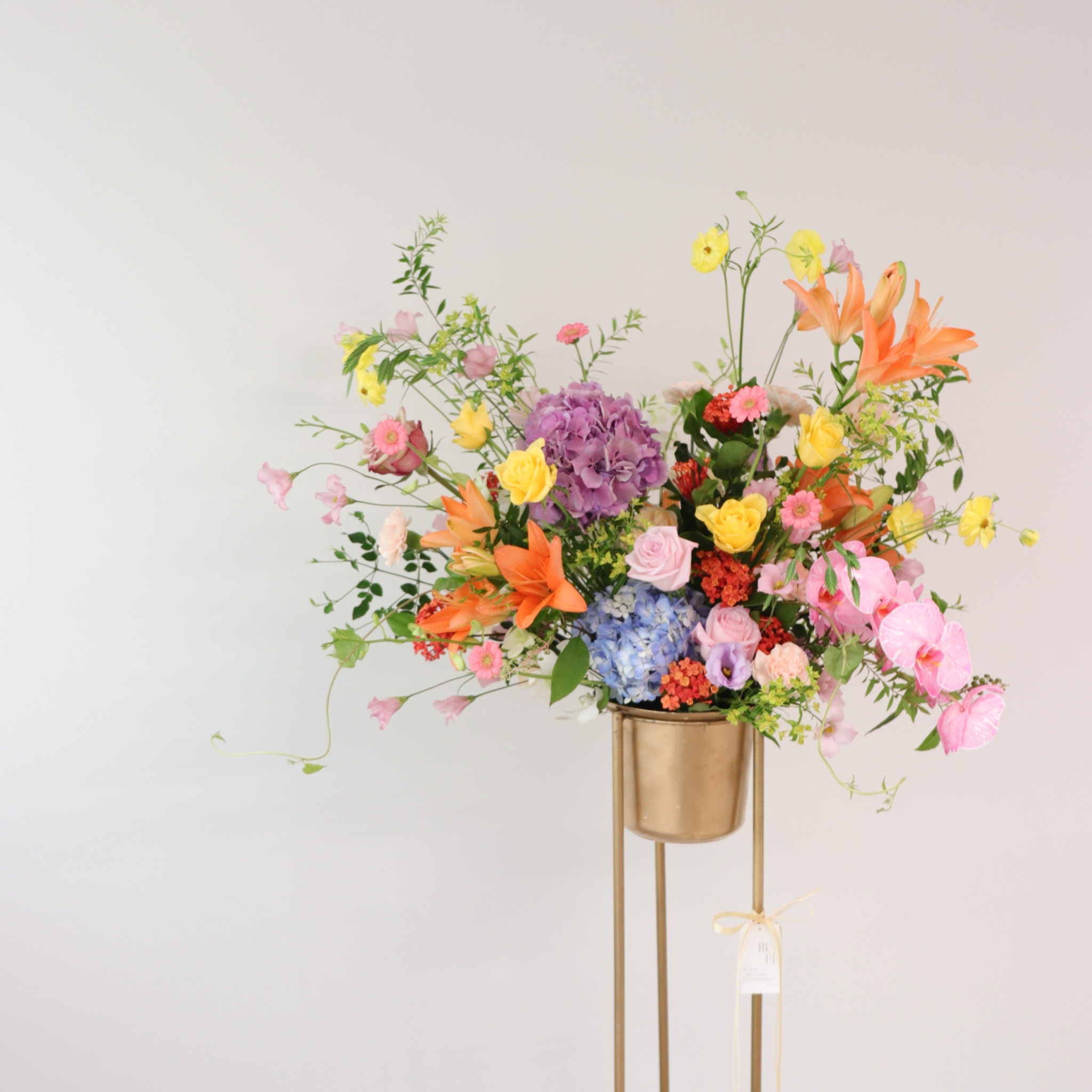 RUNI Flowers-高架花籃 繽紛色系