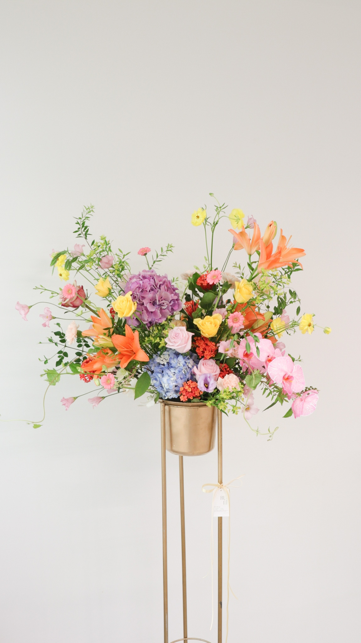 RUNI Flowers-高架花籃 繽紛色系