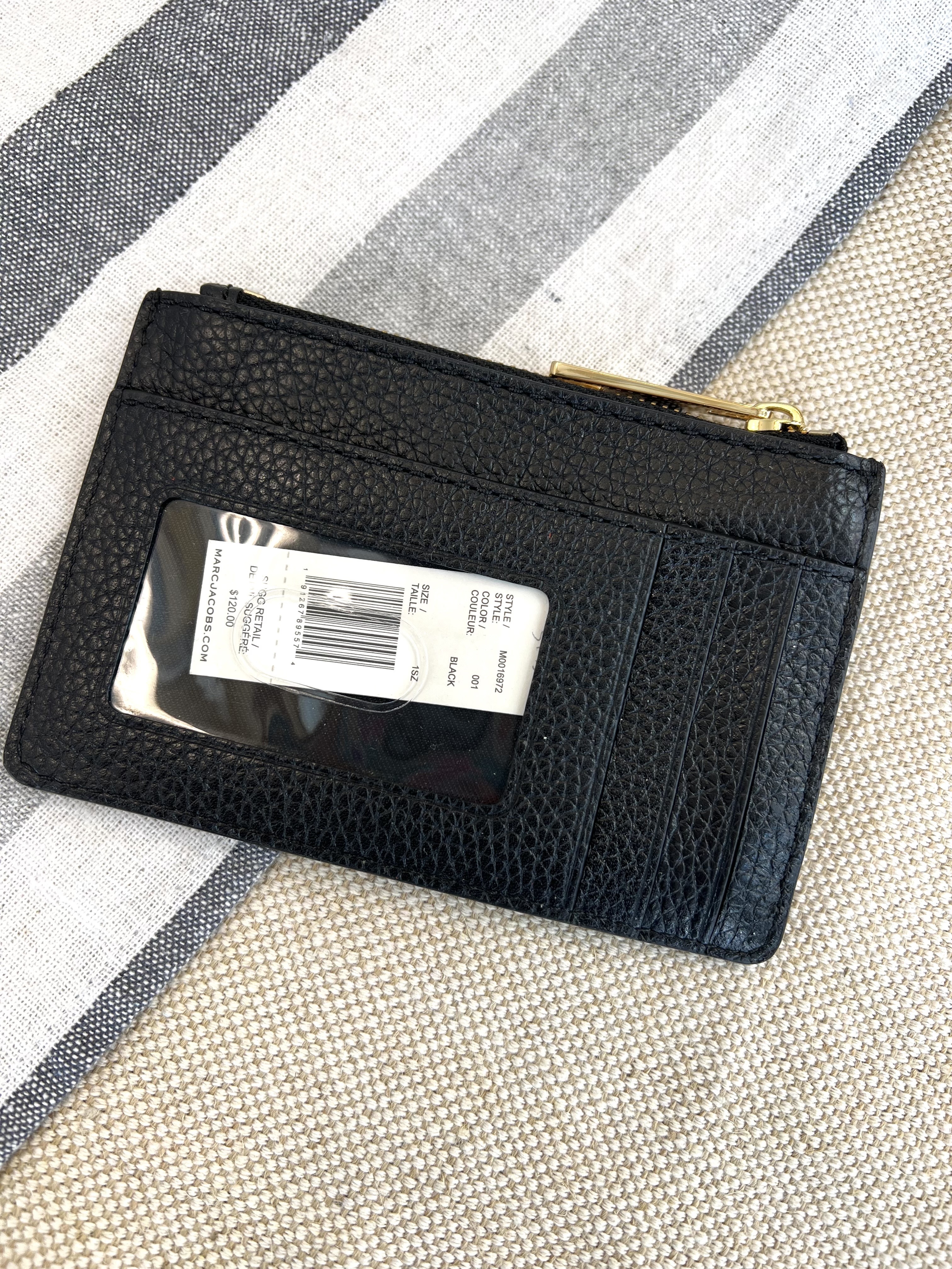 Marc Jacobs Top Zip Card Case