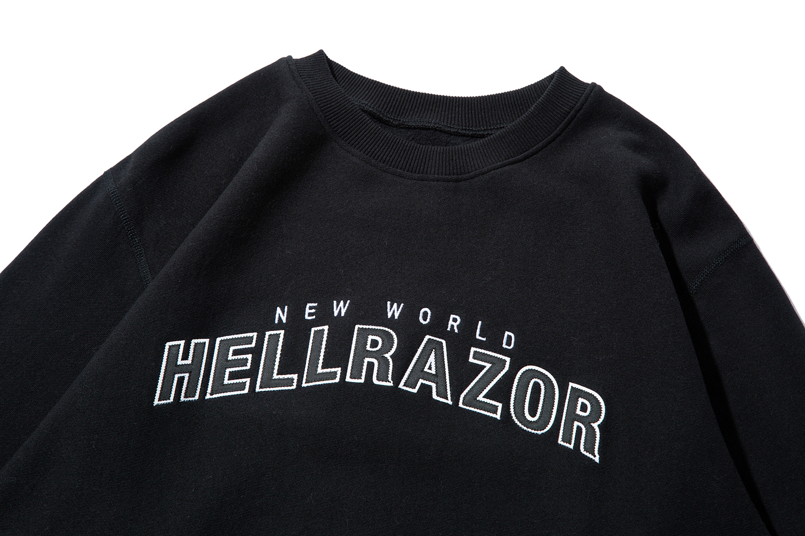 HELLRAZOR "ARCH LOGO CREWNECK" (Black)