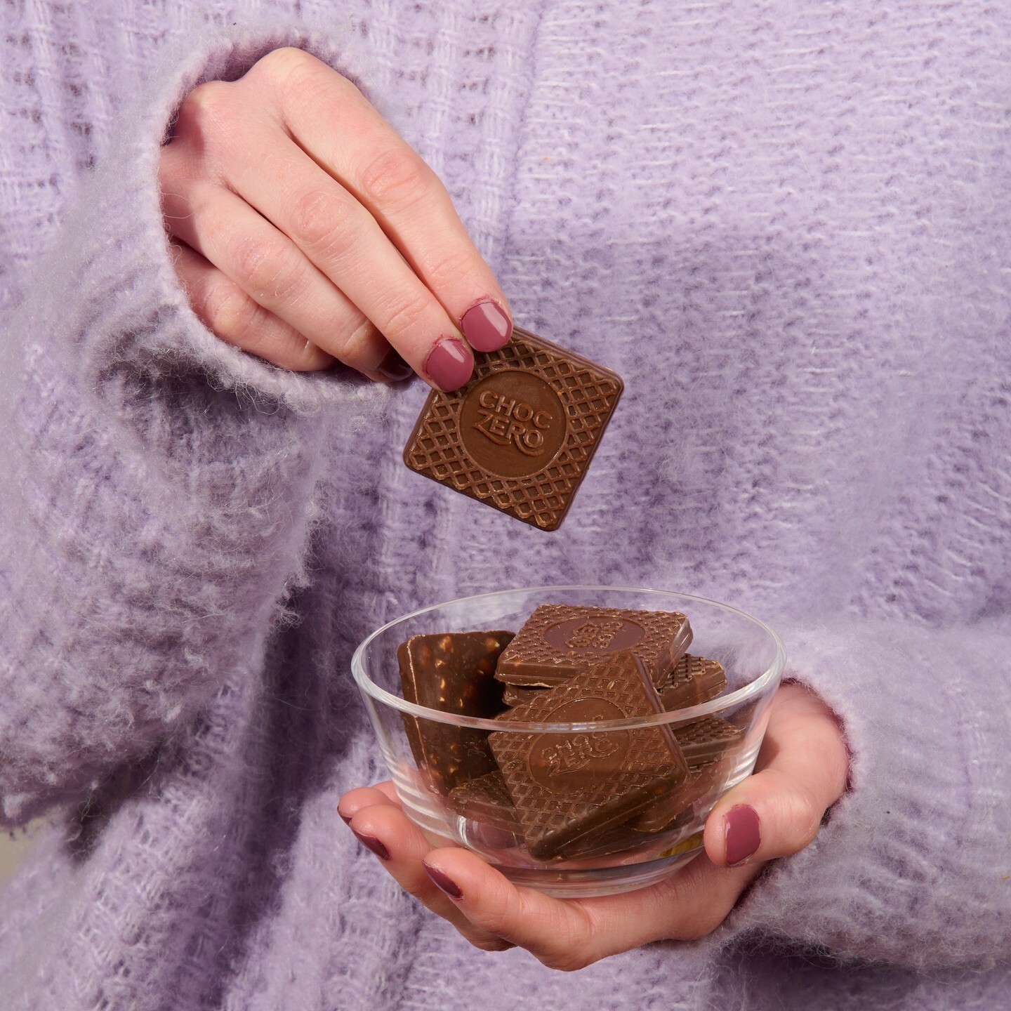 Choczero 無添加糖牛奶杏仁朱古力塊 170g (15小塊)